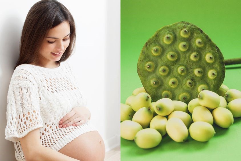 Hạt sen có lượng calo thấp và ít chất béo